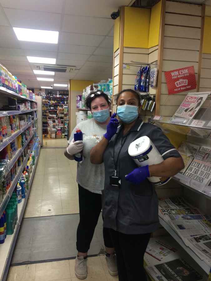 Rehana and Emma, carers working hard in Druids Heath 